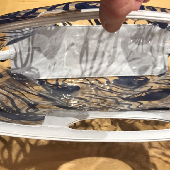 Kate Spade NY Translucent / Navy Jellyfish Tote - Picture 5 of 8